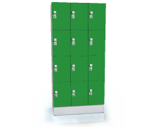 Premium lockers with twelve lockable boxes ALFORT AD 1920 x 900 x 520